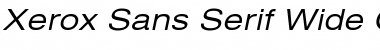 Xerox Sans Serif Wide Oblique
