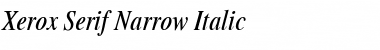Xerox Serif Narrow Italic Font