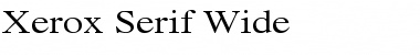 Xerox Serif Wide Regular