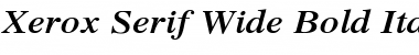 Xerox Serif Wide Bold Italic