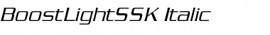 BoostLightSSK Font