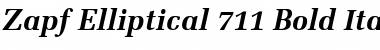 ZapfEllipt BT Bold Italic Font