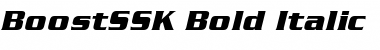 BoostSSK Bold Italic