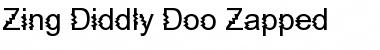 Download Zing Diddly Doo Zapped Font