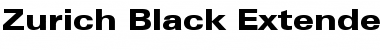 Zurich Black Font
