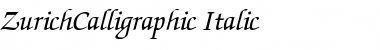 Download ZurichCalligraphic Font