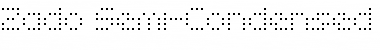 Zado Semi-Condensed Font