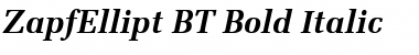 ZapfEllipt BT Bold Italic
