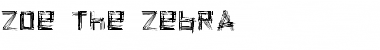 Download zo렴he zebra Font