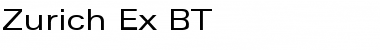 Zurich Ex BT Regular Font