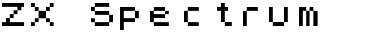 ZX-Spectrum Font