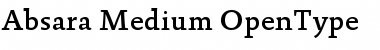 Absara Medium Regular Font