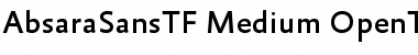 AbsaraSansTF-Medium Font