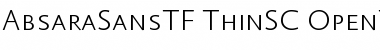 AbsaraSansTF-ThinSC Font