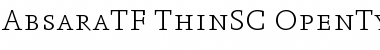 Absara TF Thin SC Regular Font