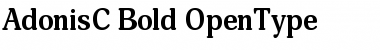 AdonisC Bold Font