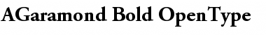 Adobe Garamond Bold Font