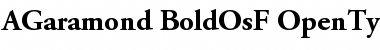 Adobe Garamond Bold OsF Font