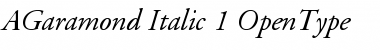 Adobe Garamond Italic