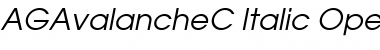 AGAvalancheC Italic Font