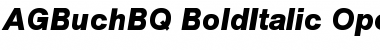 AG Buch BQ Font
