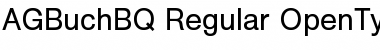 AG Buch BQ Regular Font