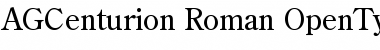 AGCenturion Regular Font