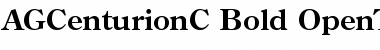 AGCenturionC Bold Font