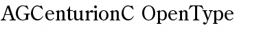 AGCenturionC Regular Font