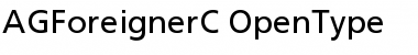 AGForeignerC Regular Font