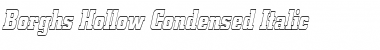 BorghsHollowCondensed Font