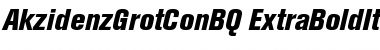 Akzidenz-Grotesk Condensed BQ Font