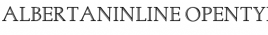 Albertan Inline Font