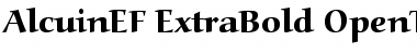 AlcuinEF ExtraBold Font