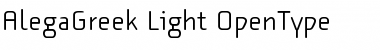AlegaGreek-Light Font
