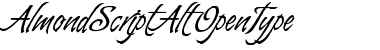 Almond Script Alt Regular Font