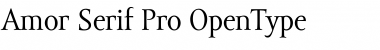 Amor Serif Pro Regular Font