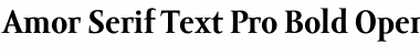 Amor Serif Text Pro Bold