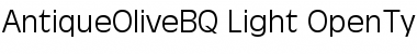 Antique Olive BQ Font