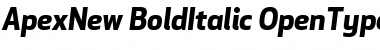 Apex New Bold Italic Font