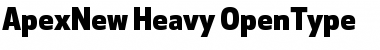 Apex New Heavy Font