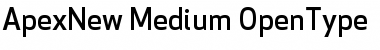 Apex New Medium Font