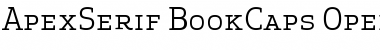 Apex Serif Book Caps Font