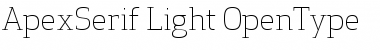 Apex Serif Light Font