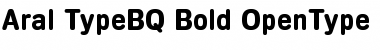 Aral-Type BQ Bold Font