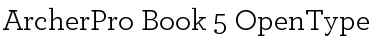 ArcherPro Book Font