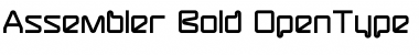 Assembler-Bold Font