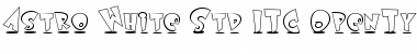 Astro White Std ITC Font