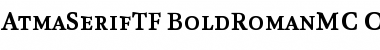 AtmaSerifTF-BoldRomanMC Regular Font