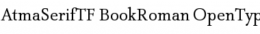 AtmaSerifTF-BookRoman Regular Font